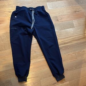 Wear Figs medium petite joggers womens navy blue